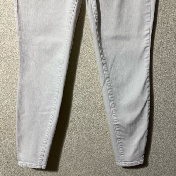 Talbots Women's High Waist Ankle Jeggings White Skinny Jeans - Picture 3 of 5